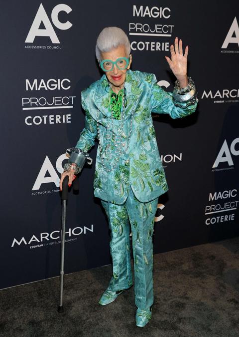 ris Apfel partecipa agli ACE Awards 2021 al Cipriani 42nd Street il 2 novembre 2021 a New York City.  (Photo by Jamie McCarthy / GETTY IMAGES NORTH AMERICA / AFP)
