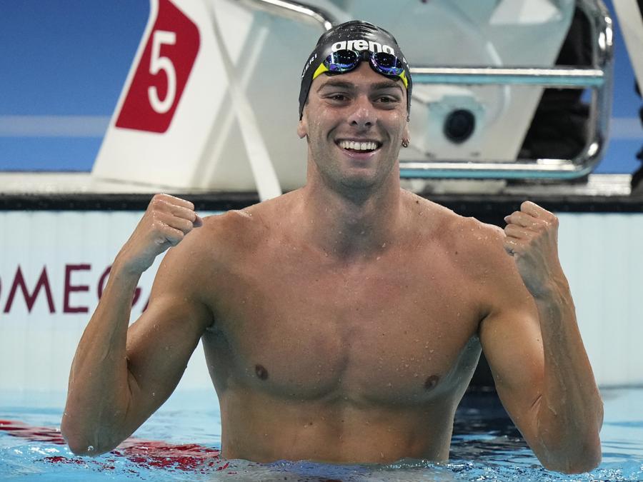 4 agosto 2024  - Argento per  Gregorio Paltrinieri nel Nuoto 1500m stile libero. (AP Photo/Brynn Anderson)