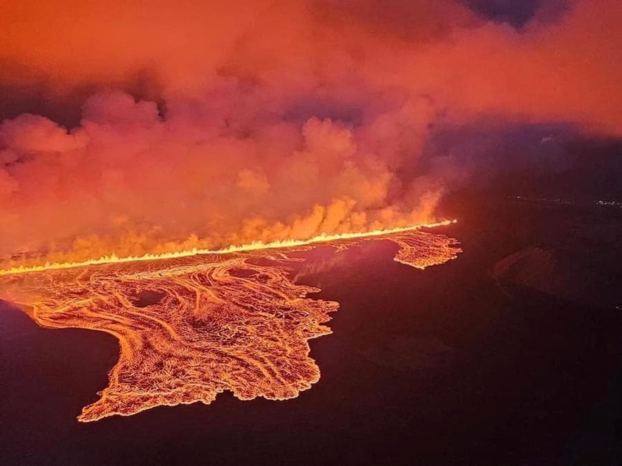 (Protezione Civile dell’Islanda/Distribuzione tramite REUTERS)