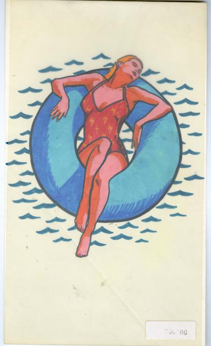 Bozzetto per illustrazione Fiorucci, Courtesy Fiorucci / Sketch for illustration Fiorucci, Courtesy of Fiorucci