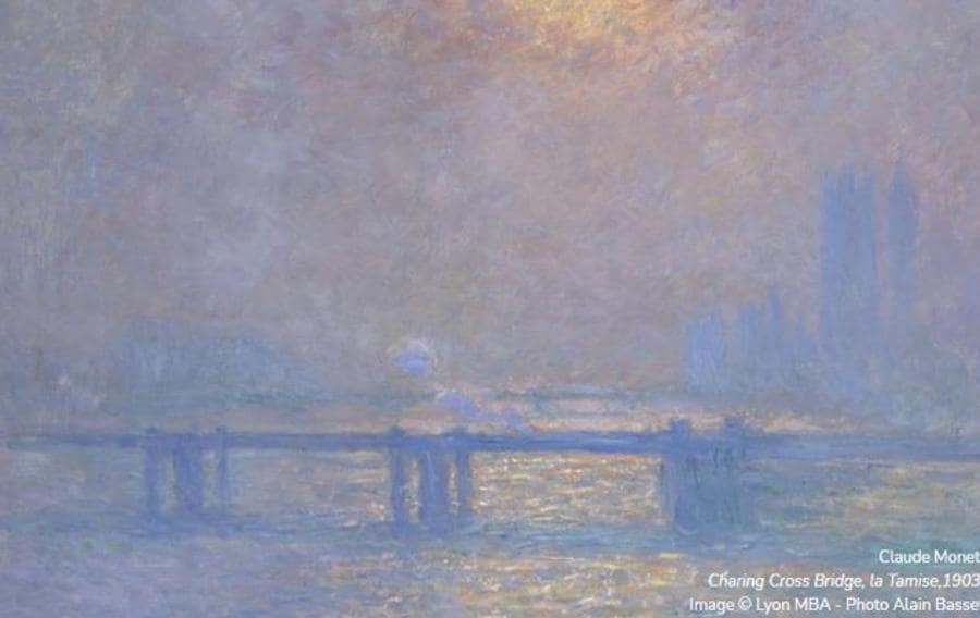 Claude Monet (1840-1926), Charing Cross Bridge, The Thames , 1903, olio su tela, Musée des Beaux-Arts, Lyon, Image © Lyon MBA – Photo Alain Basset