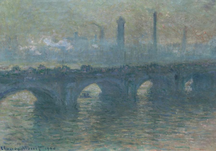 Claude Monet (1840-1926), Waterloo Bridge, Gray Weather, 1900, olio su tela, Art Institute of Chicago _ Art Resource, NY_ Scala, Florence
