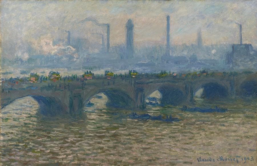 Claude Monet (1840-1926), Waterloo Bridge, Overcast, 1903, olio su tela, Ordrupgaard, Denmark. Photo Anders Sune Berg 