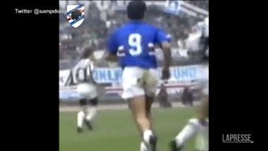 VIDEO - Sampdoria, l'omaggio della Serie A per Luca Vialli