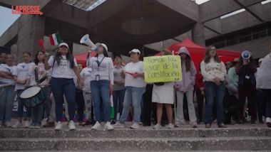 México, protestas contra la reforma judicial: trabajadores de tribunales federales en huelga