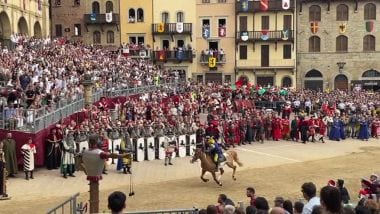 Ad Arezzo in scena la Giostra del Saracino trionfa Santo Spirito