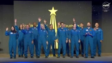 NASA introduced 12 new astronauts, including one who will go to the moon