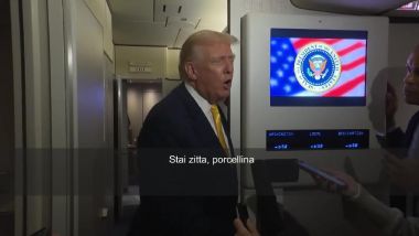 "Quiet, piggy", Trump contro una giornalista che chiede di Epstein