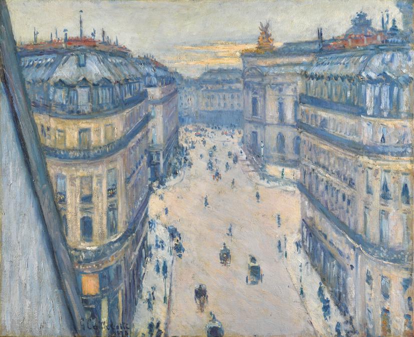 Lumières: The Levy Family Collection, Gustave Caillebotte, La Rue Halévy, Vue Du Sixième Étage, Signed G. Caillebotte and dated 1878 (lower left), Oil on canvas, 23 1/2 by 28 3/4 in. 59.5 by 73 cm, Painted in 1878. Estimate $6/8 million, Sold for $ 13,932,000