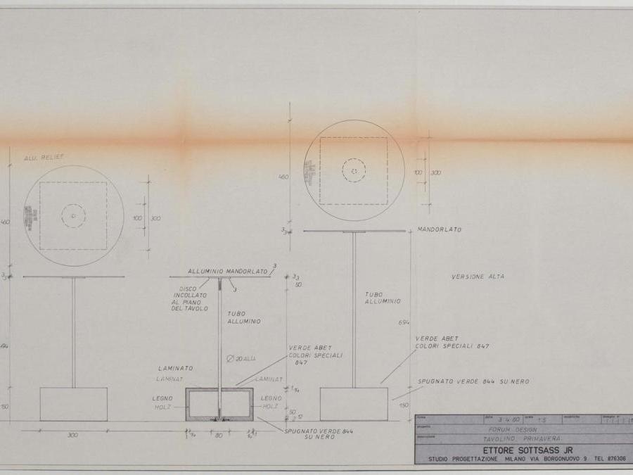 Tavolino Primavera, Forum Design, 1980