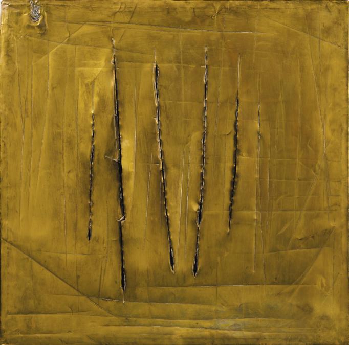 Lucio Fontana, Concetto Spaziale, New York 8, 1962, est. £1,400,000-1,800,000
