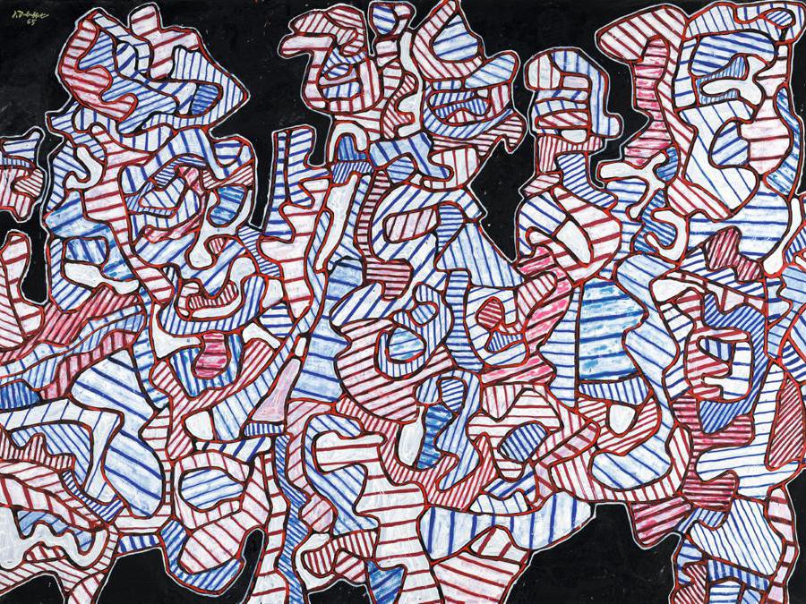Jean Dubuffet, Cortege prime-saute, 1965, est. £1,000,000-1,500,000