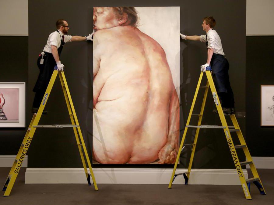 Jenny Saville, Juncture, 1994, est. £5,000,000-7,000,000 in situ.