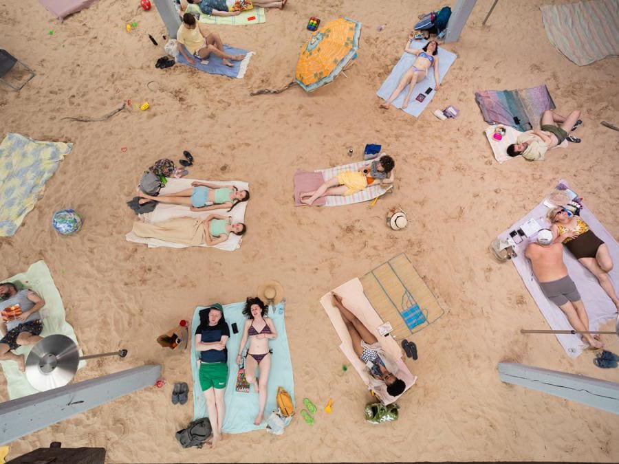 Rugile Barzdziukaite, Vaiva Grainyte, Lina Lapelyte, Sun & Sea (Marina), opera-performance, Biennale Arte 2019, Venice © Andrej Vasilenko.