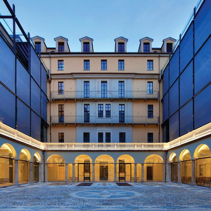 Il cortile dell'hotel Nh -©BarbaraCorsico