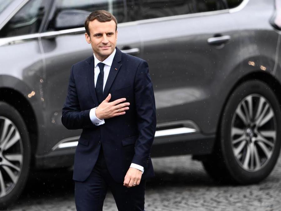  Il nuovo Presidente francese, Emmanuel Macron, 14 maggio 2017, a Parigi. (AFP PHOTO / Martin Bureau)