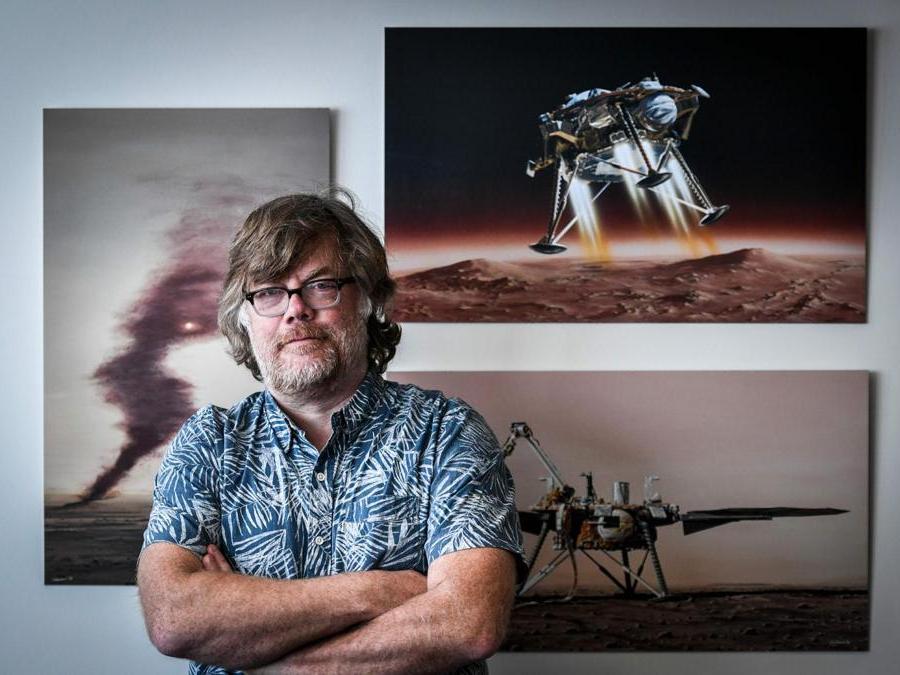 Philippe Lognonne , Principal Investigator SEIS experiment sulla missione InSight della Nasa. (Photo by STEPHANE DE SAKUTIN / AFP)