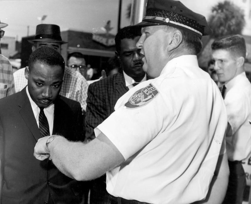 27 luglio 1962 - Arresto ad  Albany (AP Photo, File)