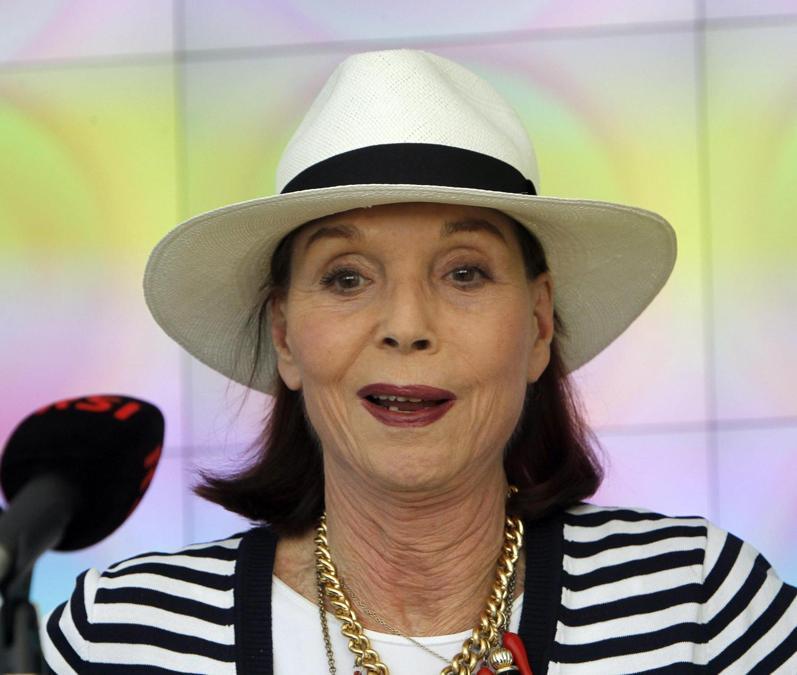 Elsa Martinelli al Locarno Film Festival nel 2012. (EPA/URS FLUEELER)