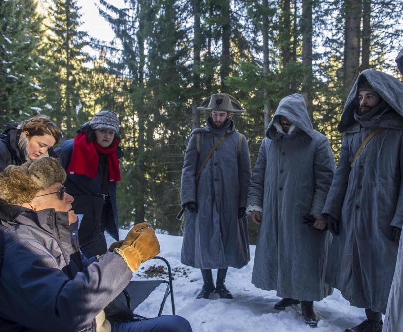 2014, Asiago, una foto di scena tratta de «Torneranno i prati» (Ansa)