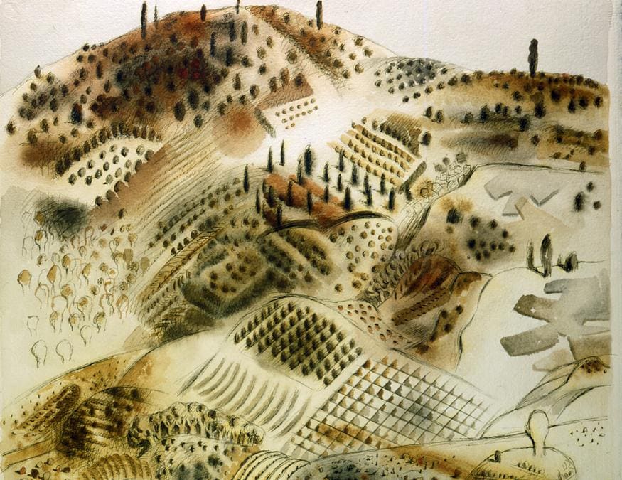 Tullio Pericoli - Pittore e paesaggio -1999 - particolare