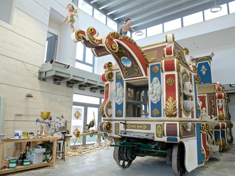 Matera, fabbrica carro trionfale festa bruna © FAI - Fondo Ambiente Italiano