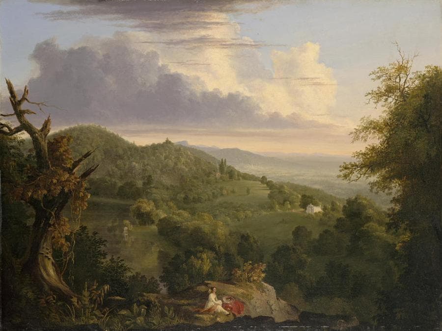View of Monte Video, the Seat of Daniel Wadsworth, Esq, 1828 (Wadsworth Atheneum / Allen Phillips)