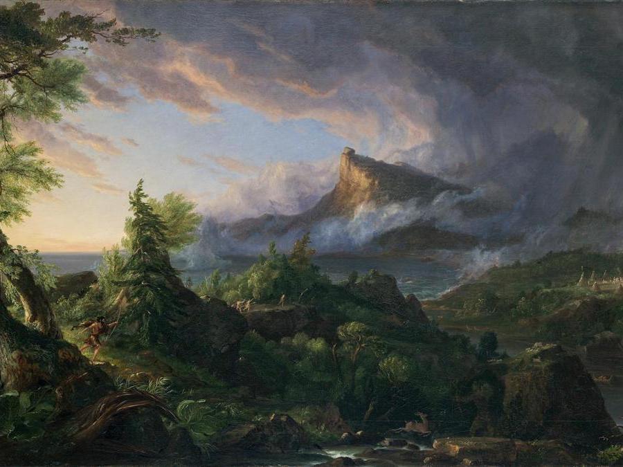 The Course of Empire: The Savage State, about 1834 (Collection of The New-York Historical Society, New York / Digital image created by Oppenheimer Editions)