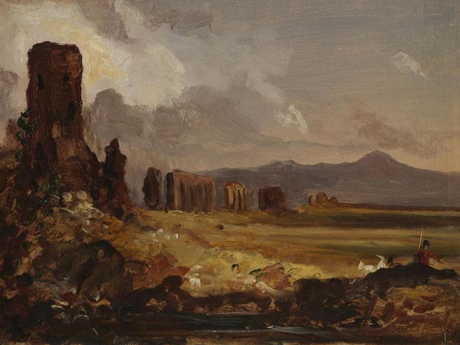Campagna di Roma (study for Aqueduct near Rome), 1832 (The Metropolitan Museum of Art, photo by Juan Trujillo)
