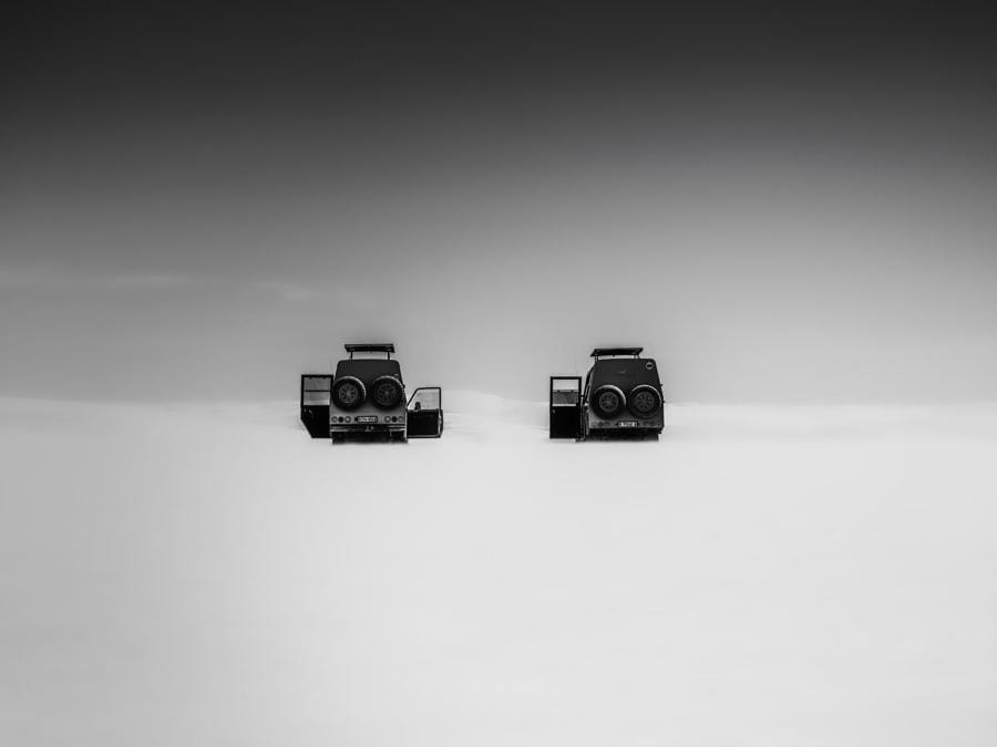 Image Name: Mystery Jeeps. Photographer Name: Richard Winston. Year: 2018. Copyright: © Richard Winston, United States, Shortlist, Open Travel and 3rd, United States National Award, 2018 Sony World Photography Awards
