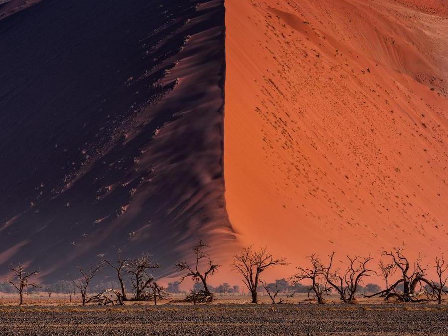 Image Name: The Great wall of Namib. Photographer Name: Paranyu Pithayarungsarit. Year: 2018. Copyright: © Paranyu Pithayarungsarit, Thailand, Shortlist, Open Landscape & Nature and Winner, Thailand National Award, 2018 Sony World Photography Awards
