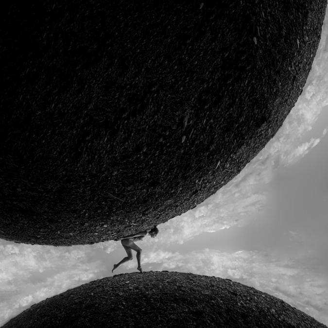 Image Name: Myth of Atlas. Photographer Name: Anton Novozhilov. Year: 2018. Copyright: © Anton Novozhilov, Estonia, Commended, Open Enhanced and Winner, Estonia National Award, 2018 Sony World Photography Awards