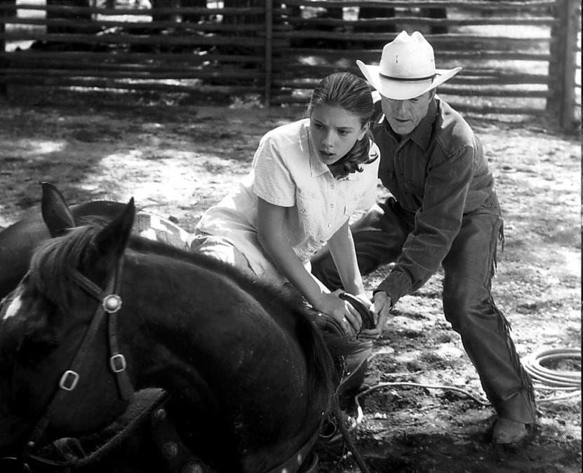 Una scena del film “L’uomo che sussurrava ai cavalli” (ANSA/ Elliott MARKS-TOUCHSTONE PICTURES)