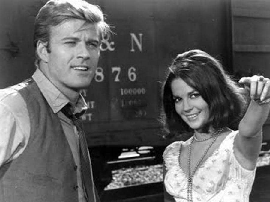 Robert Redford e Natalie Wood in 'Questa ragazza è di tutti', di Sidney Pollack, 1966 (ANSA)