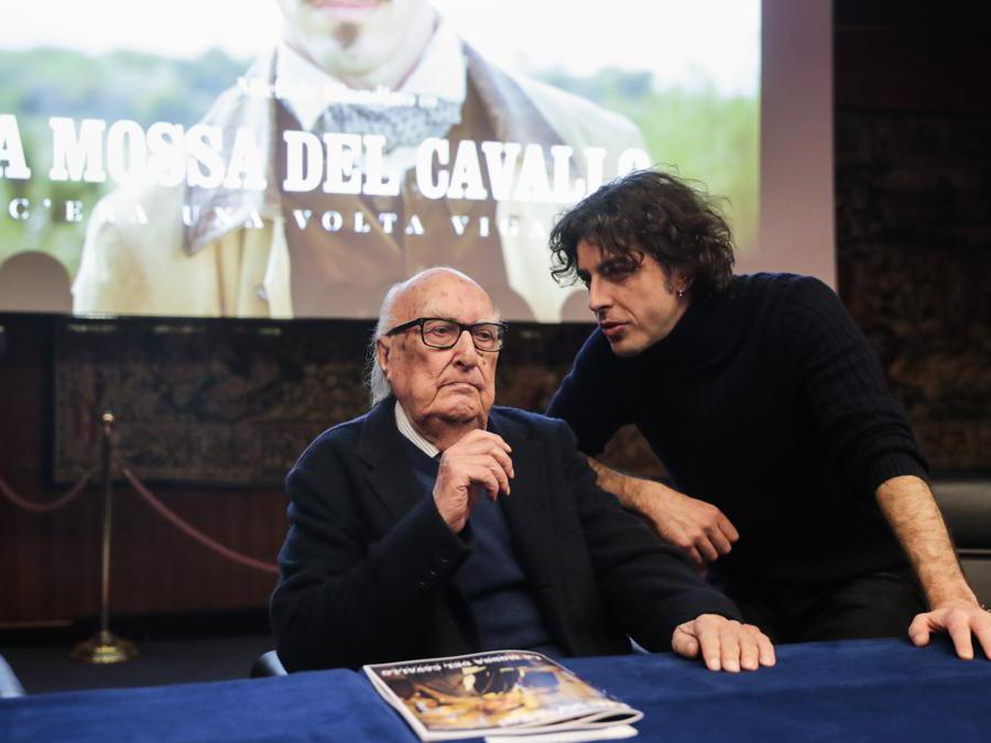 2018 Roma. Andrea Camilleri con Michele Riondino