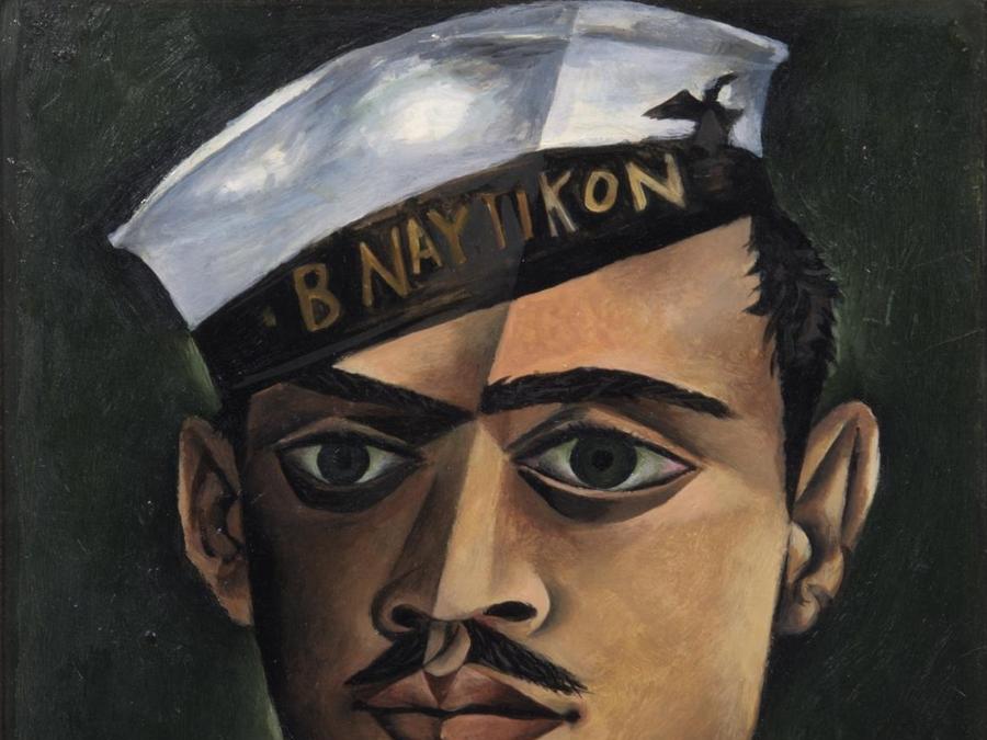 John Craxton Head of a Greek Sailor 1940 Oil on board 330 x 305 mm London Borough of Camden © Estate of John Craxton. All rights reserved, DACS 2016. Photo credit: London Borough of Camden