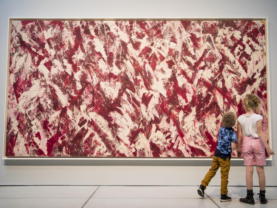 Lee Krasner: Living Colour exhibition at Barbican Art Gallery on May 29, 2019 in London, England. The exhibition is on view 30 May - 1 September 2019. (Photo by Tristan Fewings/Getty Images for Barbican Art Gallery)