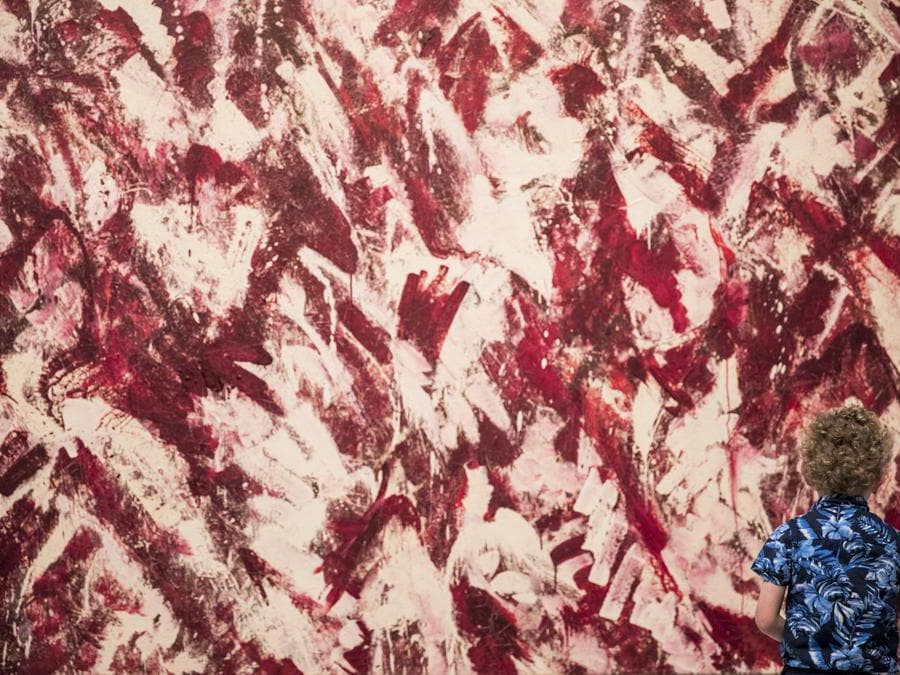 Lee Krasner: Living Colour exhibition at Barbican Art Gallery on May 29, 2019 in London, England. The exhibition is on view 30 May - 1 September 2019. (Photo by Tristan Fewings/Getty Images for Barbican Art Gallery)