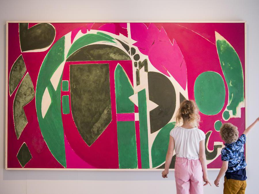Lee Krasner: Living Colour exhibition at Barbican Art Gallery on May 29, 2019 in London, England. The exhibition is on view 30 May - 1 September 2019. (Photo by Tristan Fewings/Getty Images for Barbican Art Gallery)