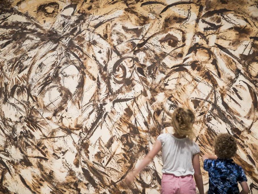 Lee Krasner: Living Colour exhibition at Barbican Art Gallery on May 29, 2019 in London, England. The exhibition is on view 30 May - 1 September 2019. (Photo by Tristan Fewings/Getty Images for Barbican Art Gallery)