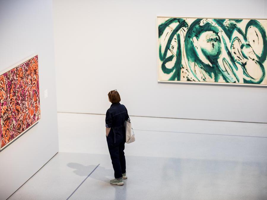 Lee Krasner: Living Colour exhibition at Barbican Art Gallery on May 29, 2019 in London, England. The exhibition is on view 30 May - 1 September 2019. (Photo by Tristan Fewings/Getty Images for Barbican Art Gallery)