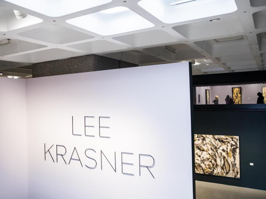 Lee Krasner: Living Colour exhibition at Barbican Art Gallery on May 29, 2019 in London, England. The exhibition is on view 30 May - 1 September 2019. (Photo by Tristan Fewings/Getty Images for Barbican Art Gallery)