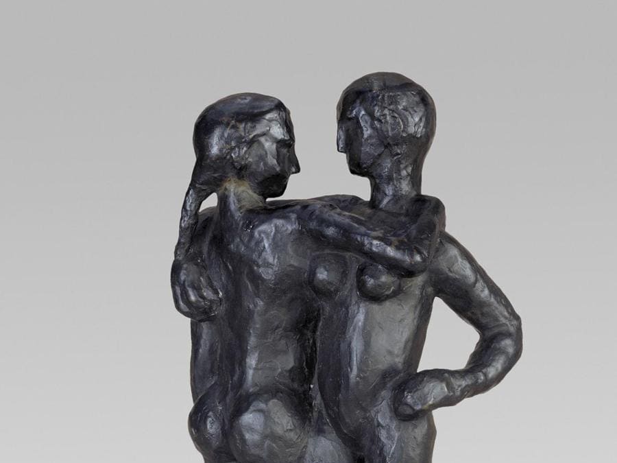 Henri Matisse, Two Women, modelled 1907-8, cast 1908 Bronze, 46.6 x 25.6 x 19.9 cm  Hirshhorn Museum and Sculpture Garden, Smithsonian Institution. Gift of Joseph H. Hirshhorn, 1966 Photograph by Lee Stalsworth Ã‚Â© Succession H. Matisse/DACS 2017 <br/>