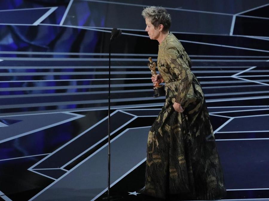 Frances McDormand, miglior attrice in Tre manifesti. (REUTERS/Lucas Jackson)