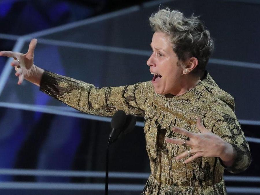 Frances McDormand, miglior attrice in Tre manifesti. (REUTERS/Lucas Jackson)