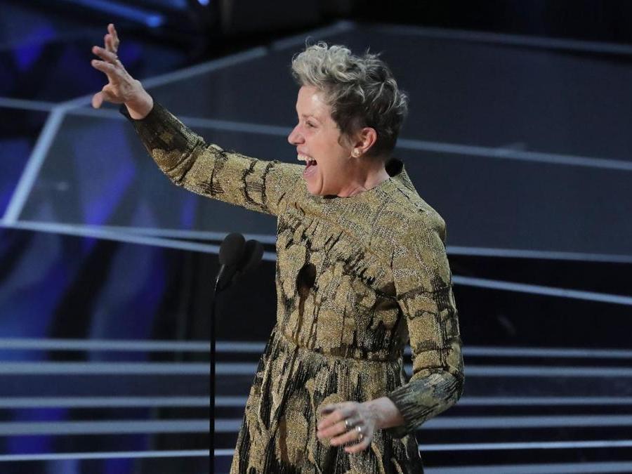 Frances McDormand, miglior attrice in Tre manifesti. (REUTERS/Lucas Jackson)