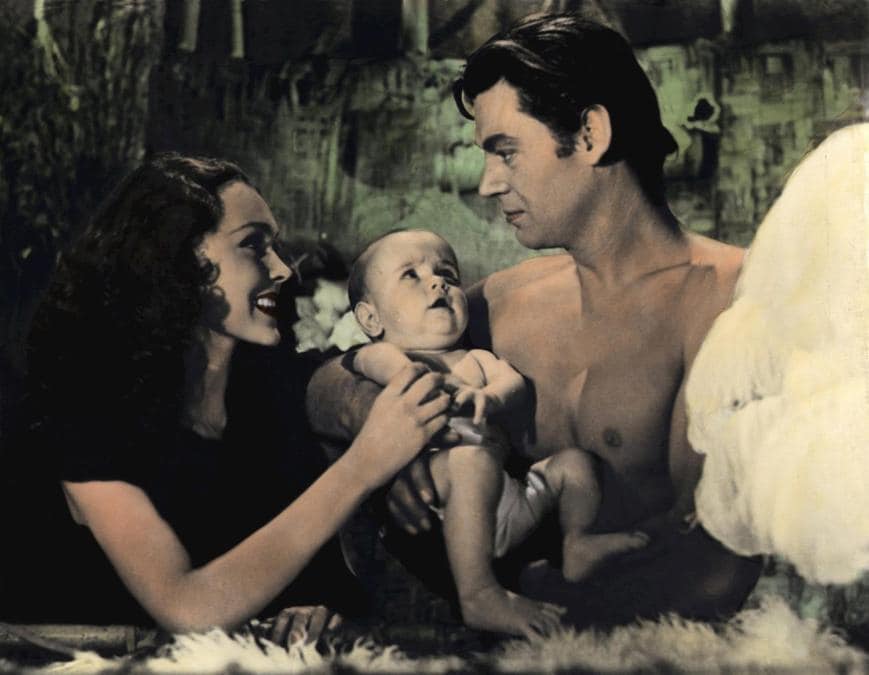 Johnny Weissmüller e Maureen O’Sullivan, 1939 (Marka)