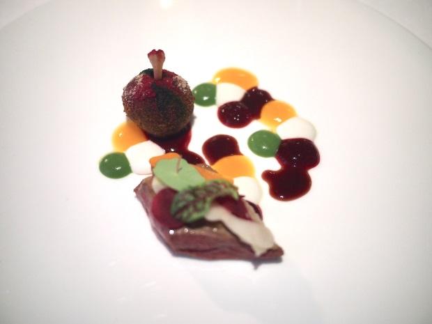Piccione camouflage e meatball di pernice