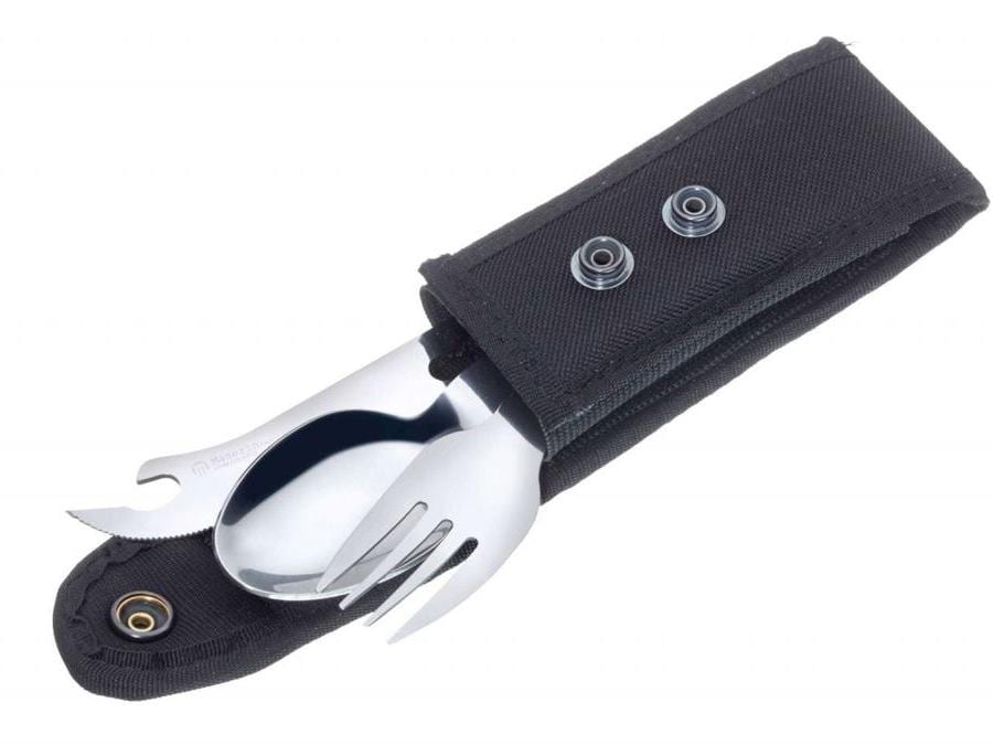 Maserin, set di posate, superpremiato per il design, di notevole robustezza, in acciaio speciale, con astuccio.