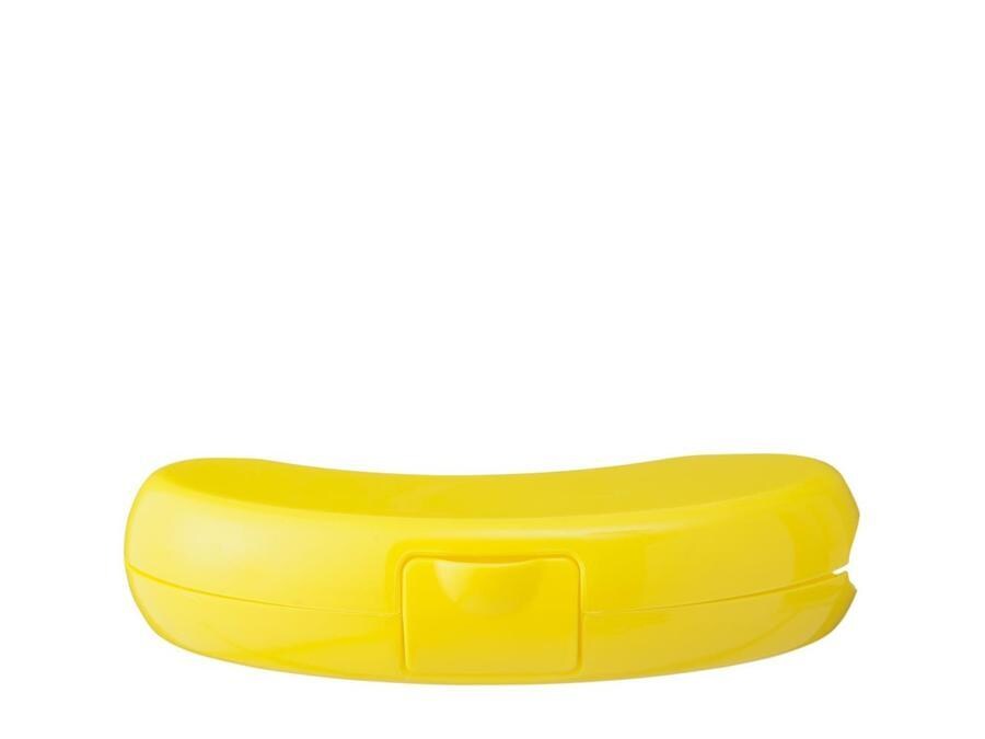 HEMA, Banana, porta banana che evita al frutto di rovinarsi durante il trasporto; lavabile in lavastoviglie.